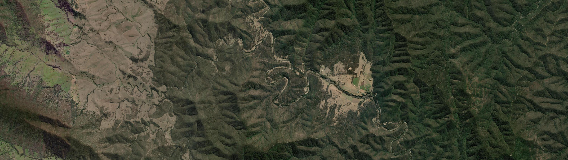 Aerial view of Merricumbene, NSW