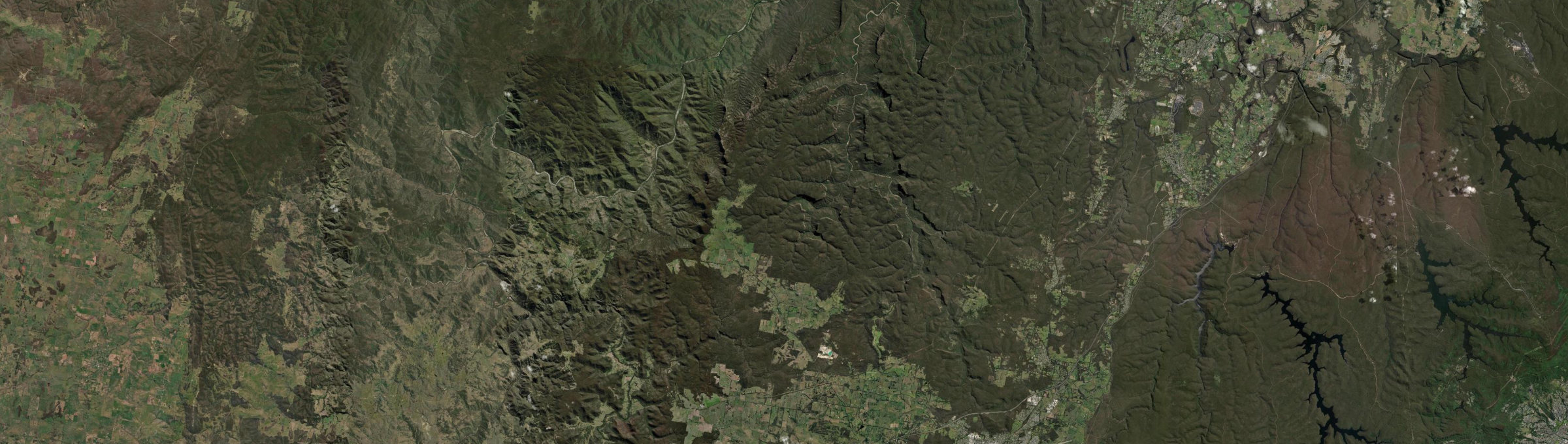 Aerial view of High Range, NSW