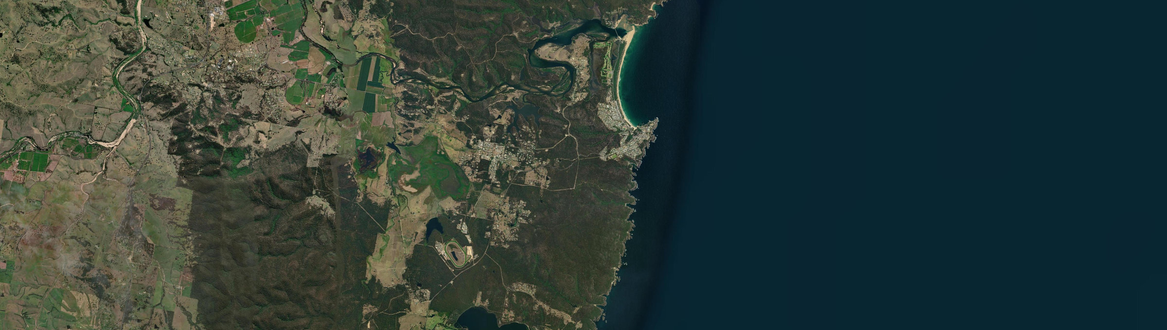 Aerial view of Tathra, NSW