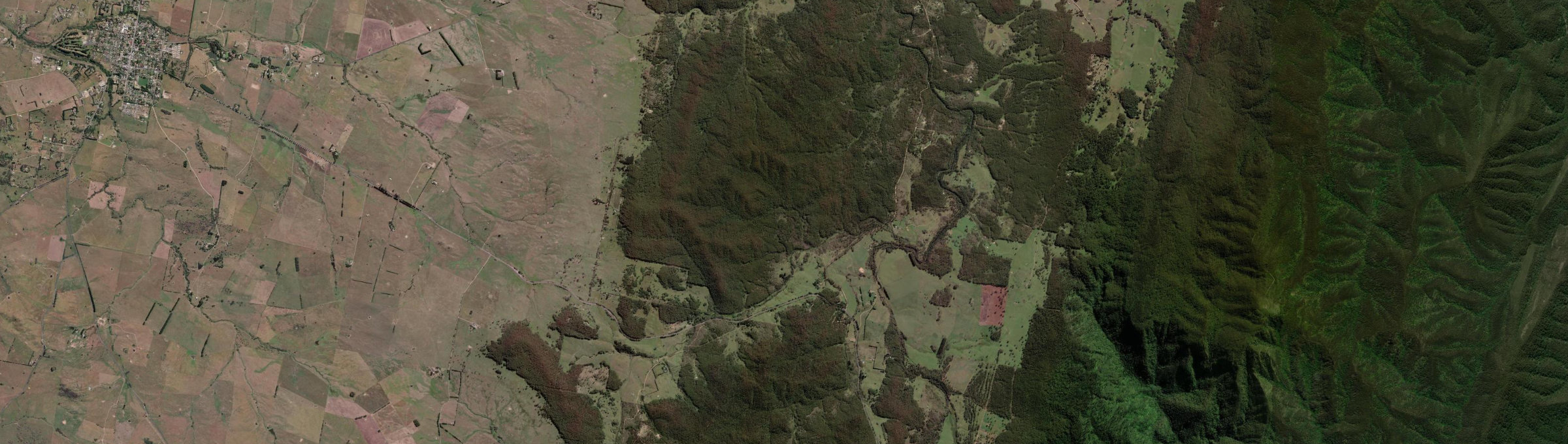 Aerial view of Northangera, NSW