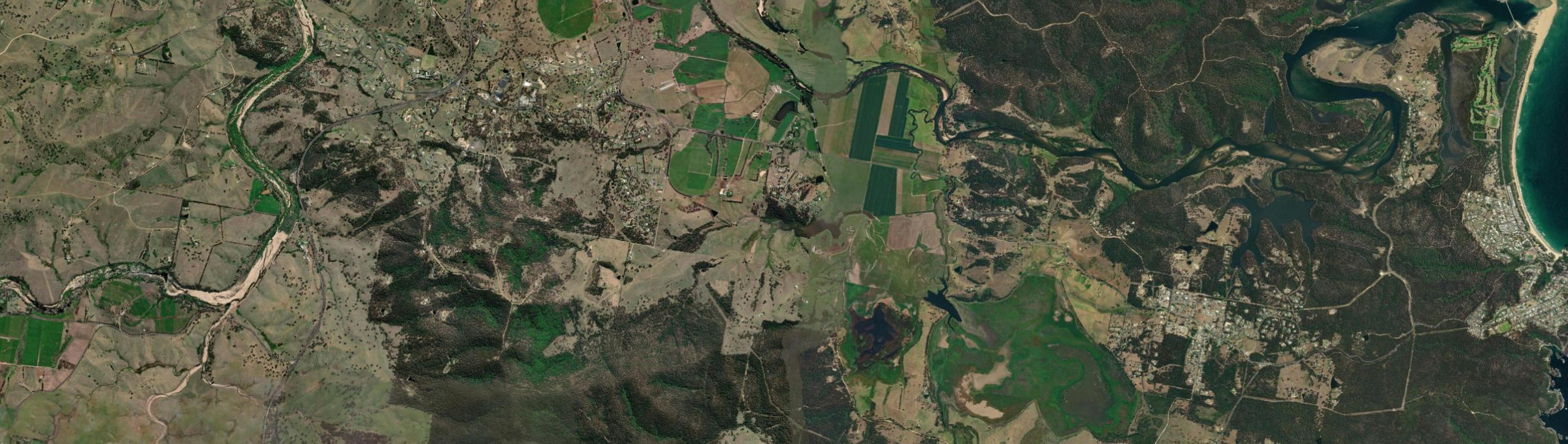 Aerial view of Jellat Jellat, NSW