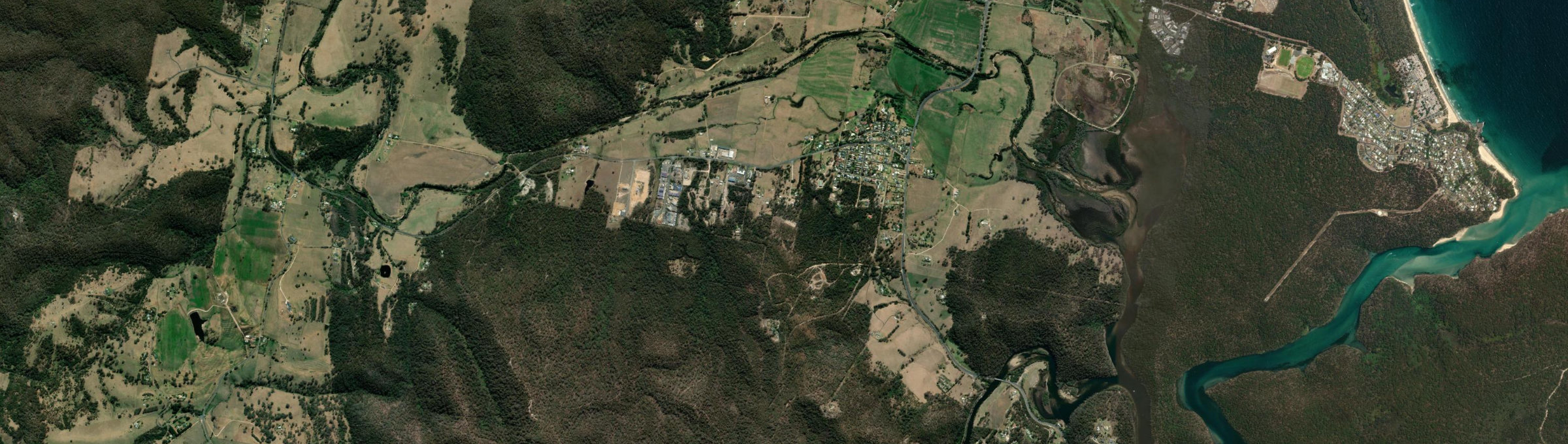 Aerial view of South Pambula, NSW