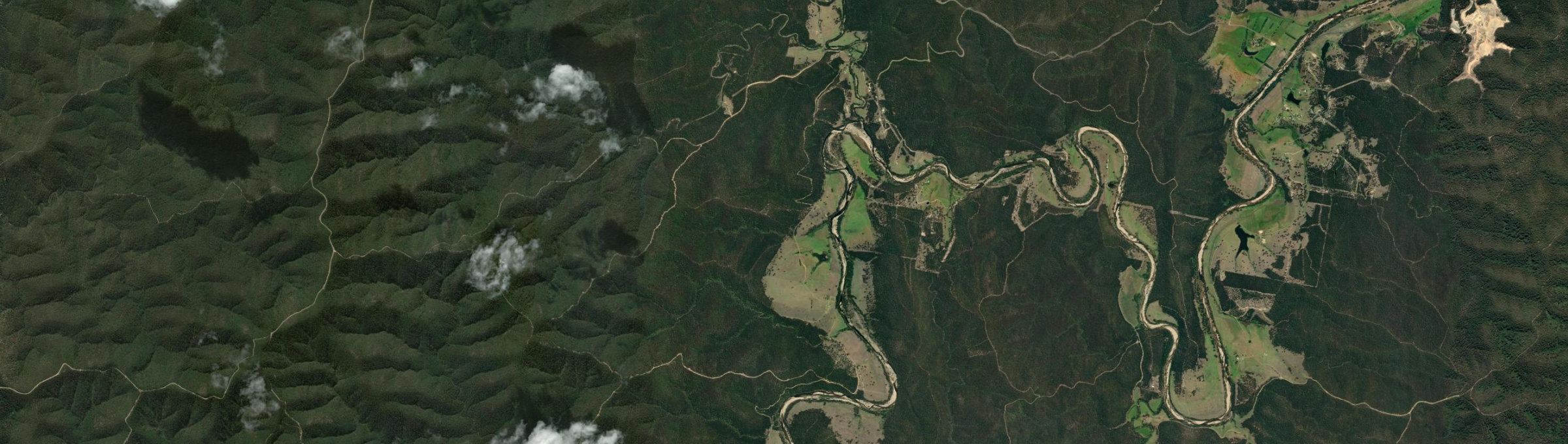 Aerial view of Cadgee (NSW), NSW