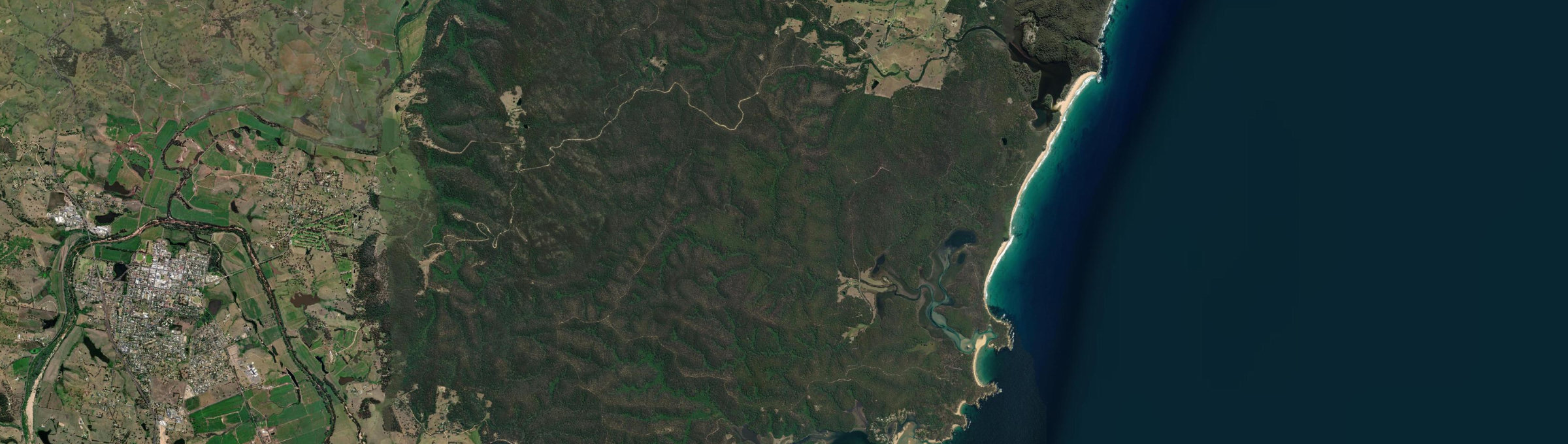Aerial view of Nelson (Bega Valley - NSW), NSW