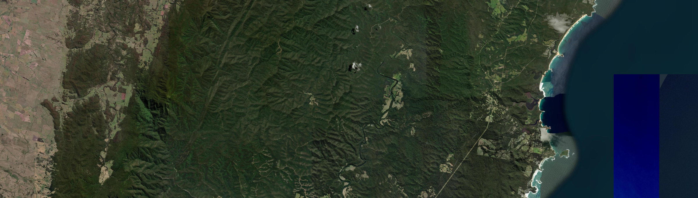 Aerial view of Mogood, NSW