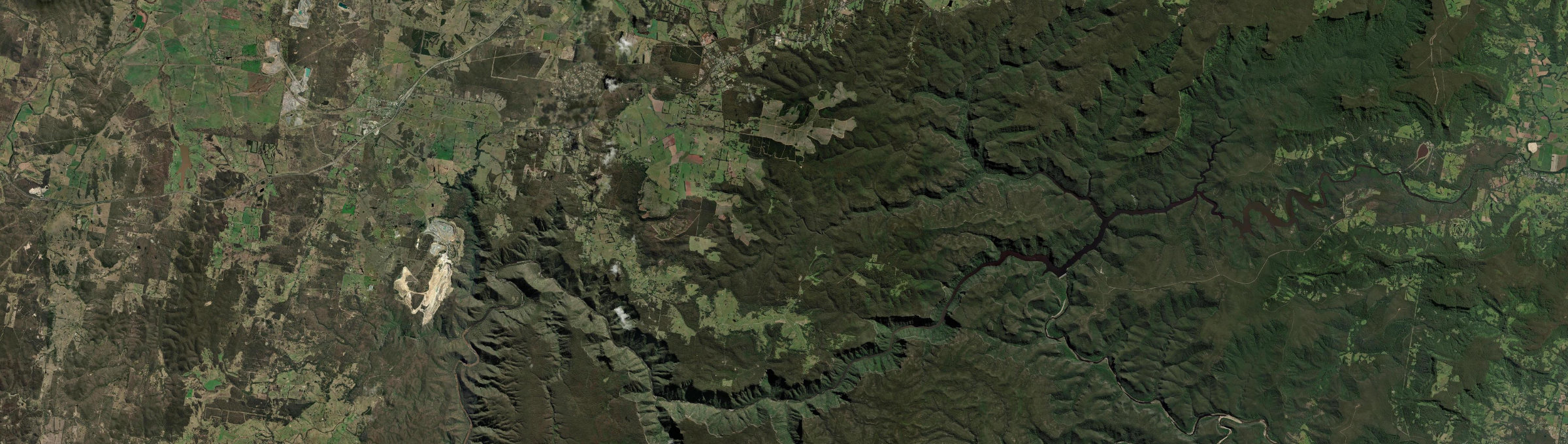 Aerial view of Tallong, NSW
