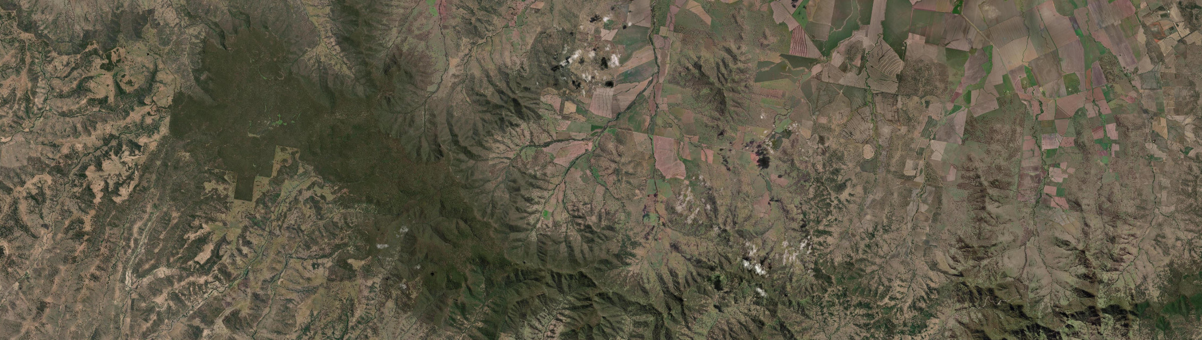 Aerial view of Cattle Creek (NSW), NSW