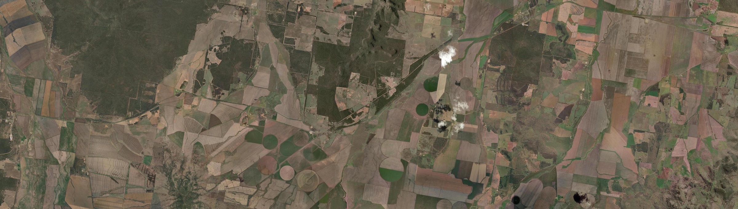 Aerial view of Colly Blue, NSW