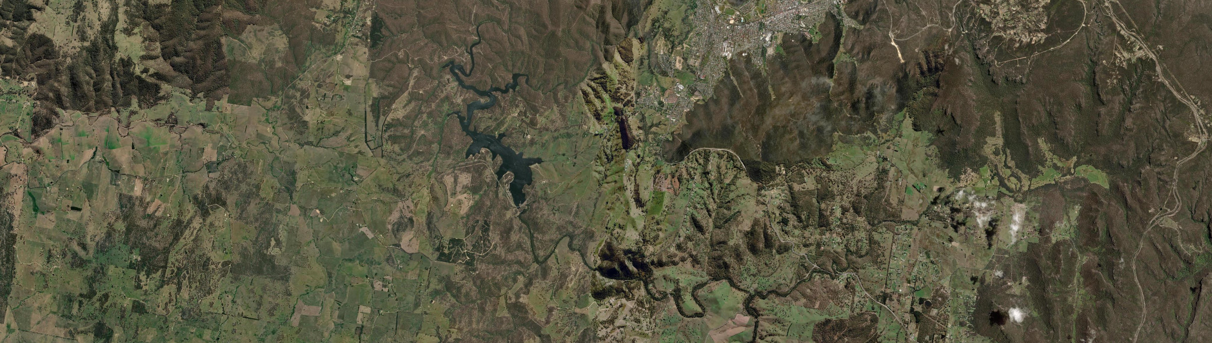 Aerial view of South Bowenfels, NSW