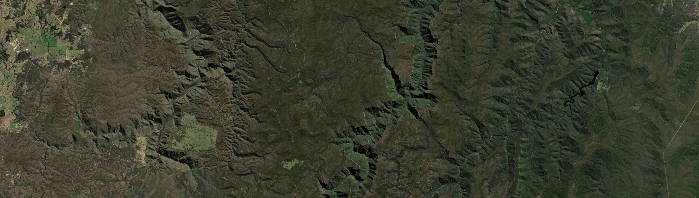 Aerial view of Quiera, NSW
