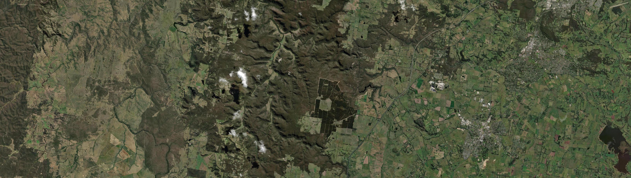 Aerial view of Belanglo, NSW