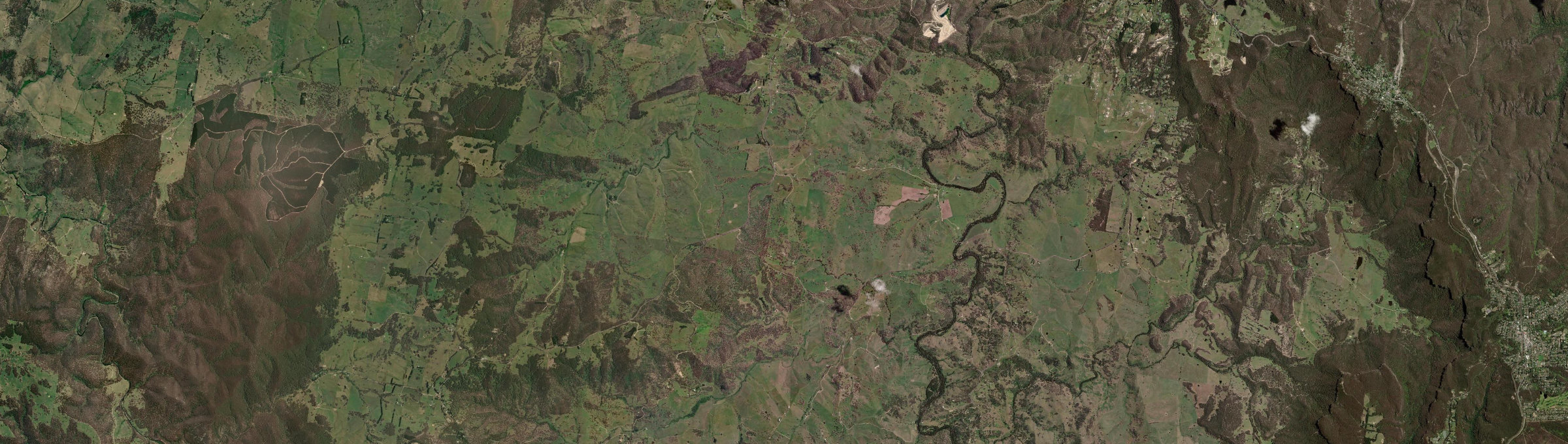 Aerial view of Lowther, NSW