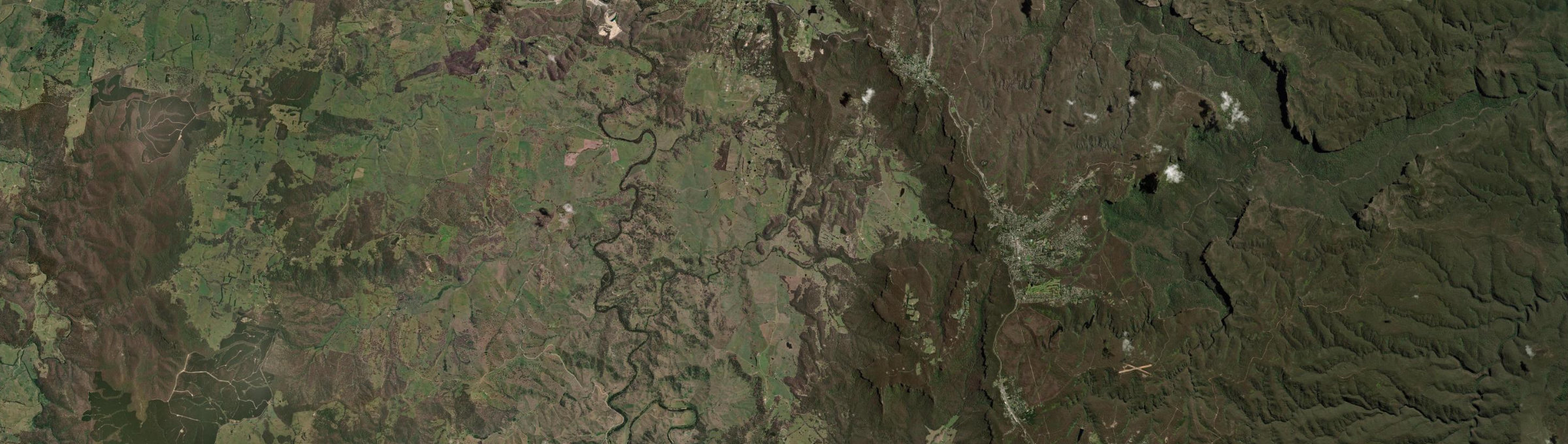 Aerial view of Kanimbla (NSW), NSW