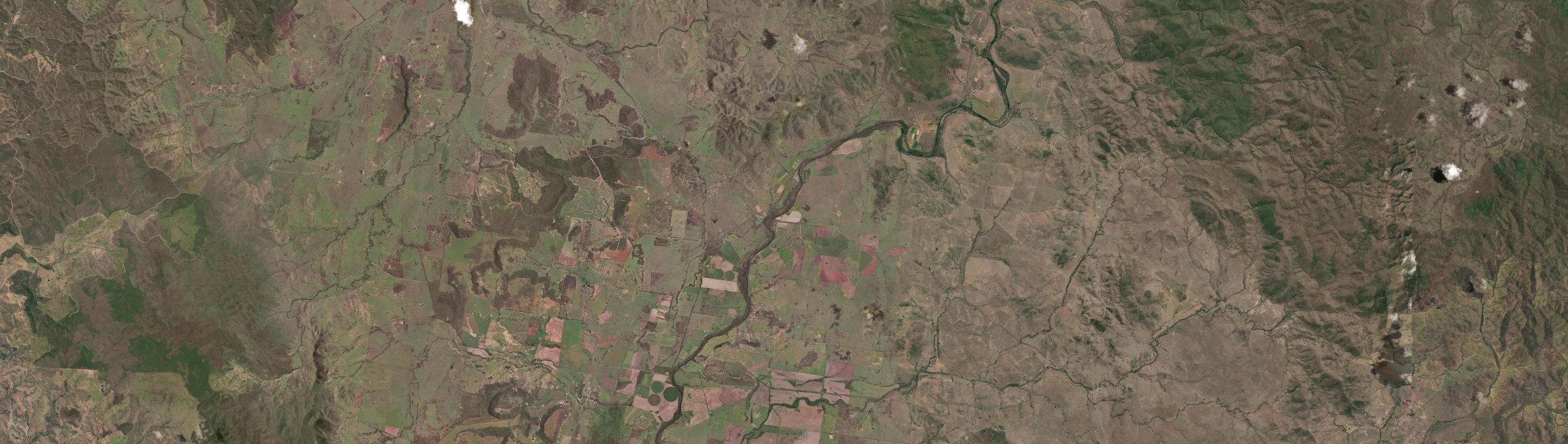 Aerial view of Dululu, QLD