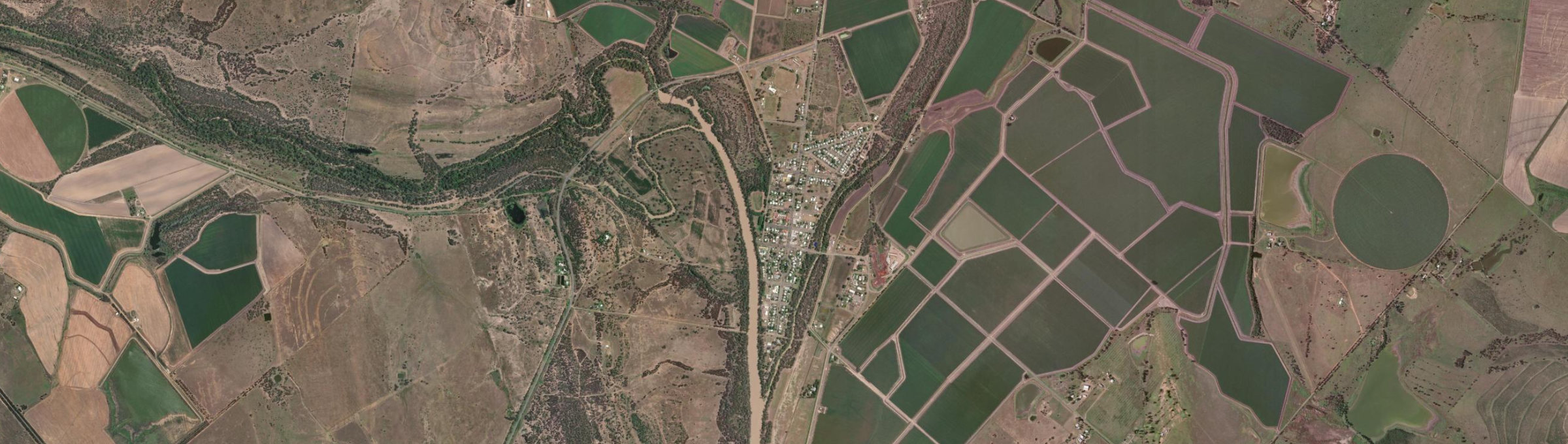 Aerial view of Theodore (Qld), QLD