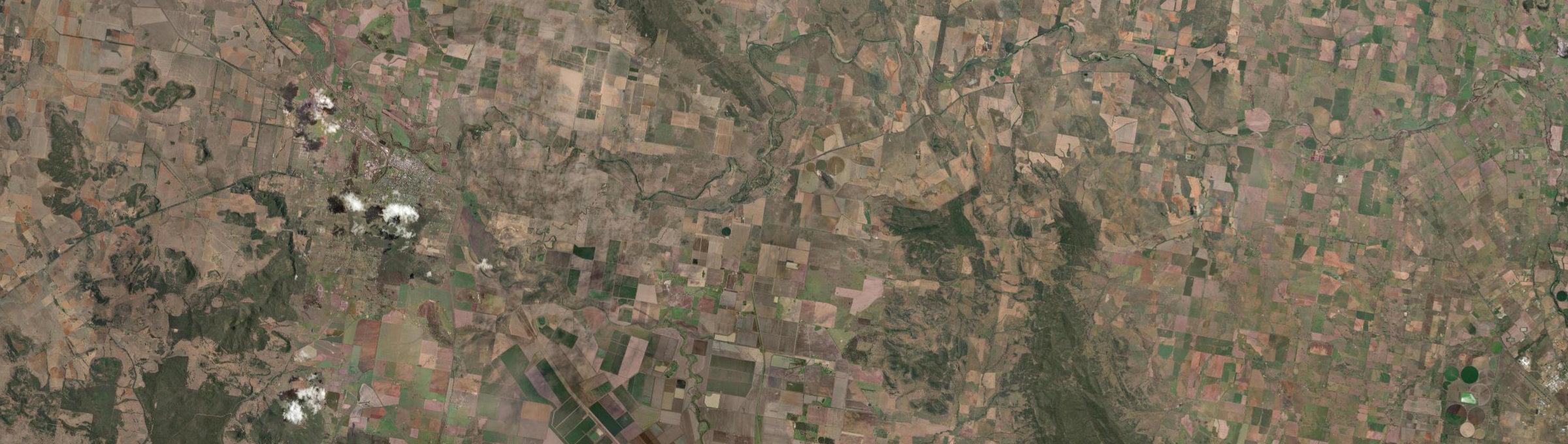 Aerial view of Carroll, NSW