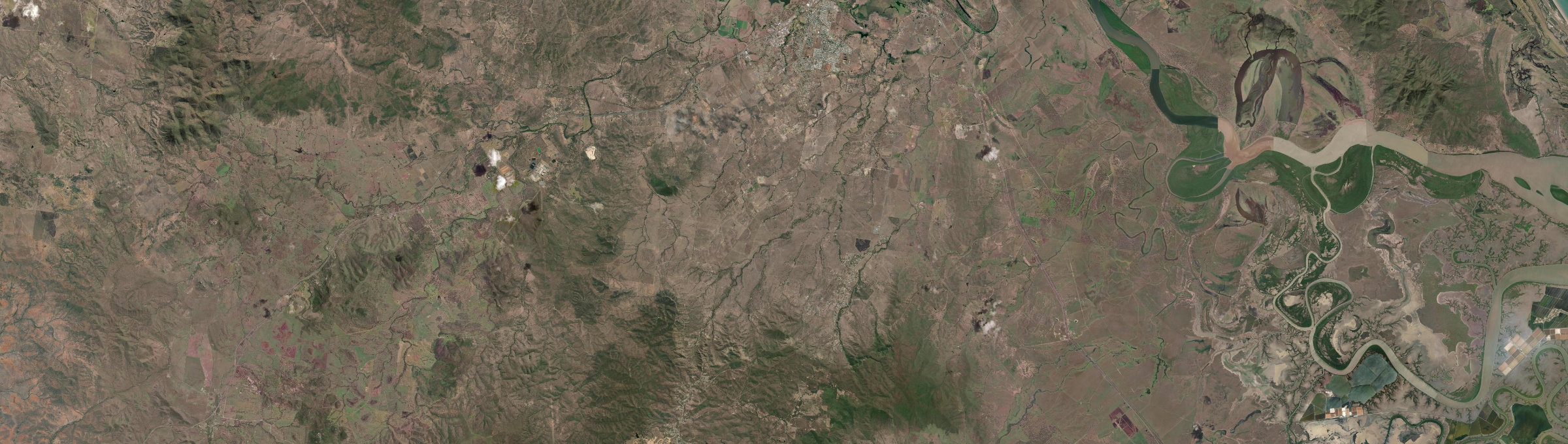 Aerial view of Bouldercombe, QLD