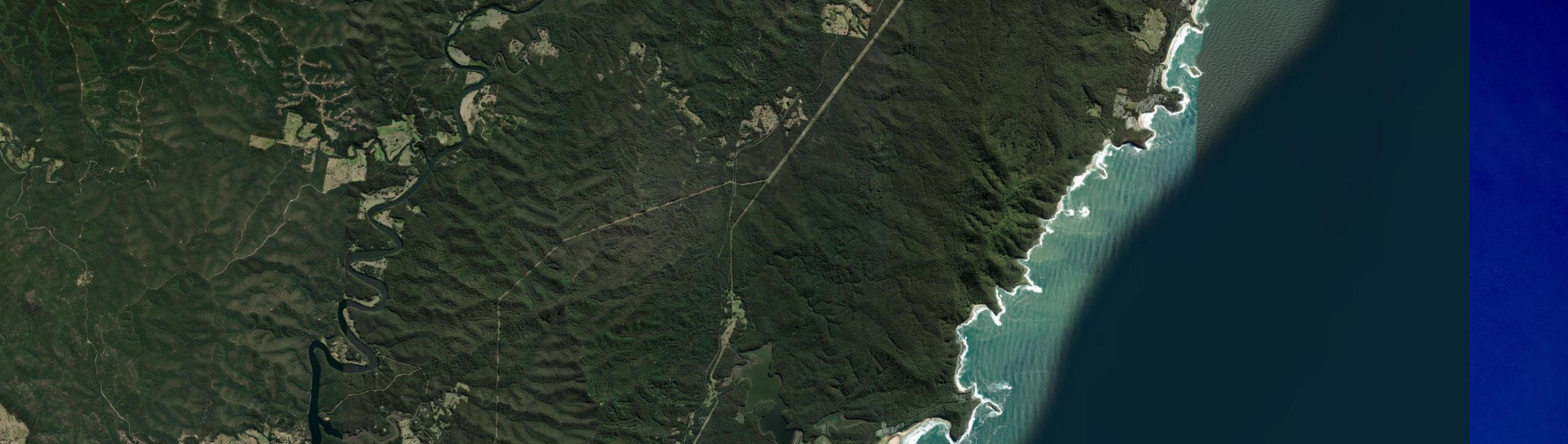Aerial view of East Lynne, NSW