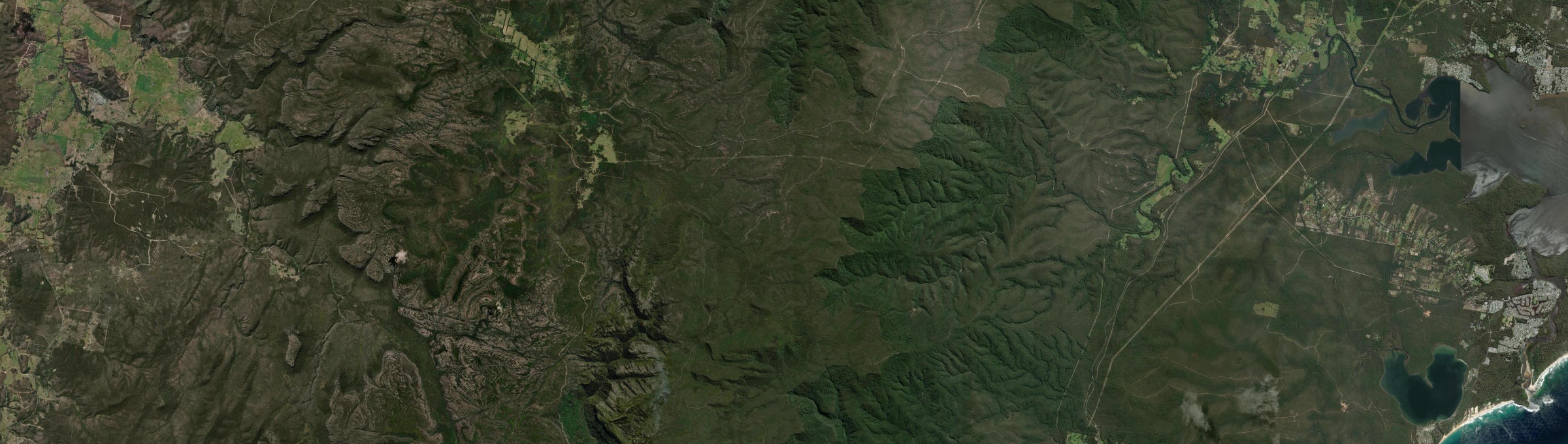 Aerial view of Tianjara, NSW