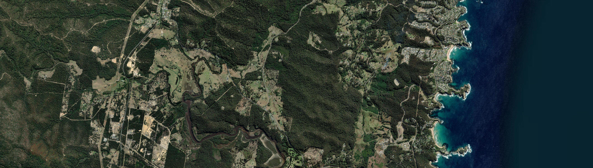 Aerial view of Woodlands (Eurobodalla - NSW), NSW