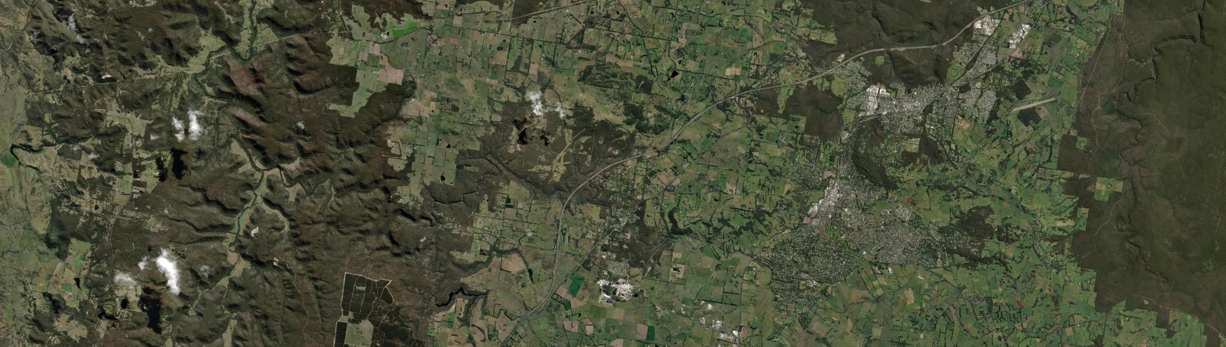 Aerial view of Berrima, NSW