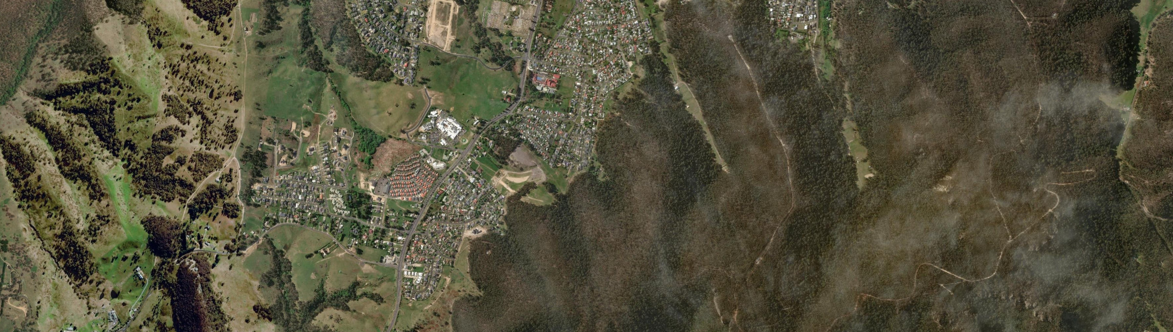 Aerial view of South Littleton, NSW