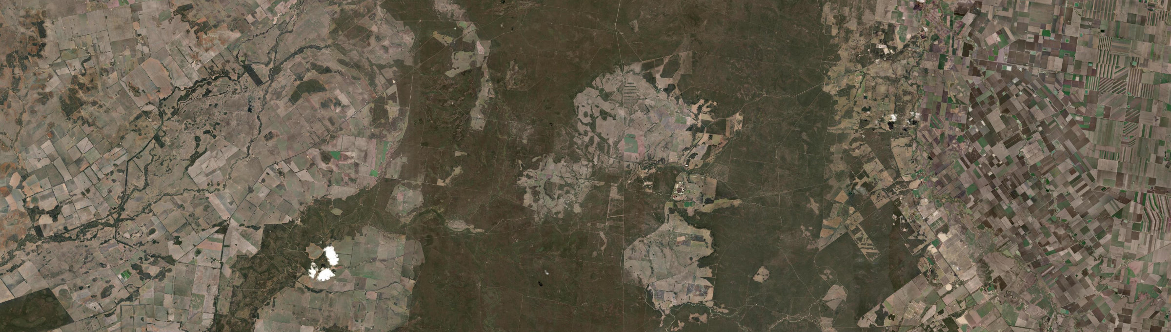 Aerial view of Cattle Creek (Toowoomba - Qld), QLD