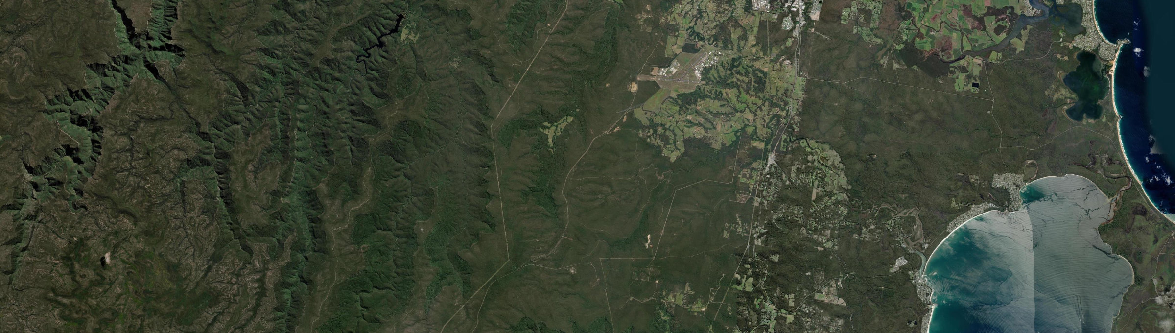 Aerial view of Yerriyong, NSW