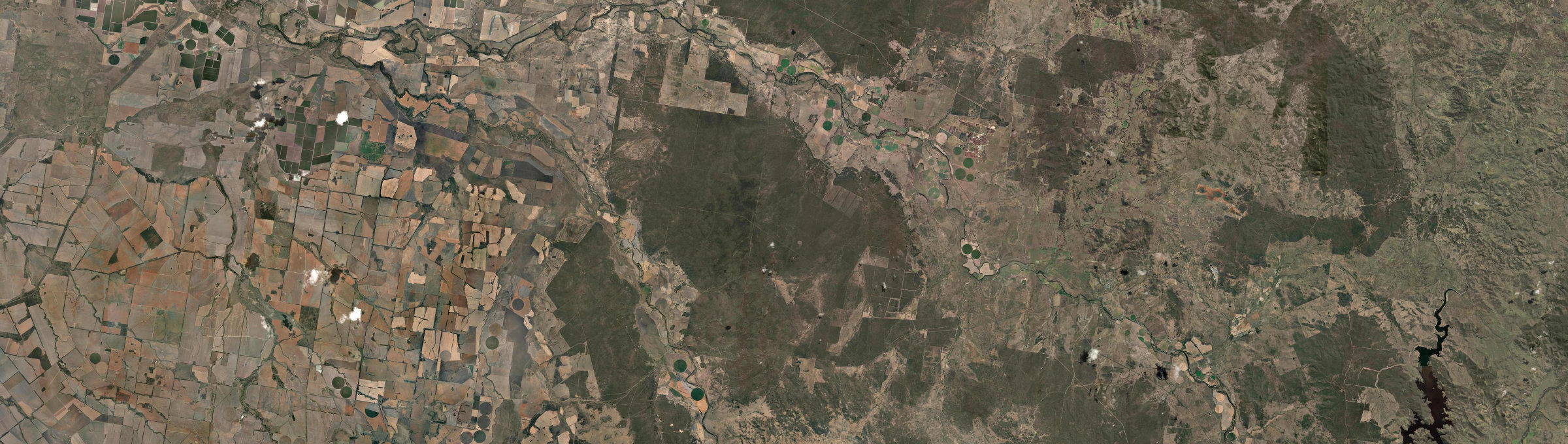 Aerial view of Camp Creek (NSW), NSW