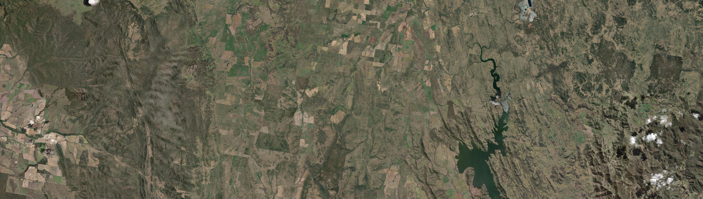 Aerial view of Longarm, NSW