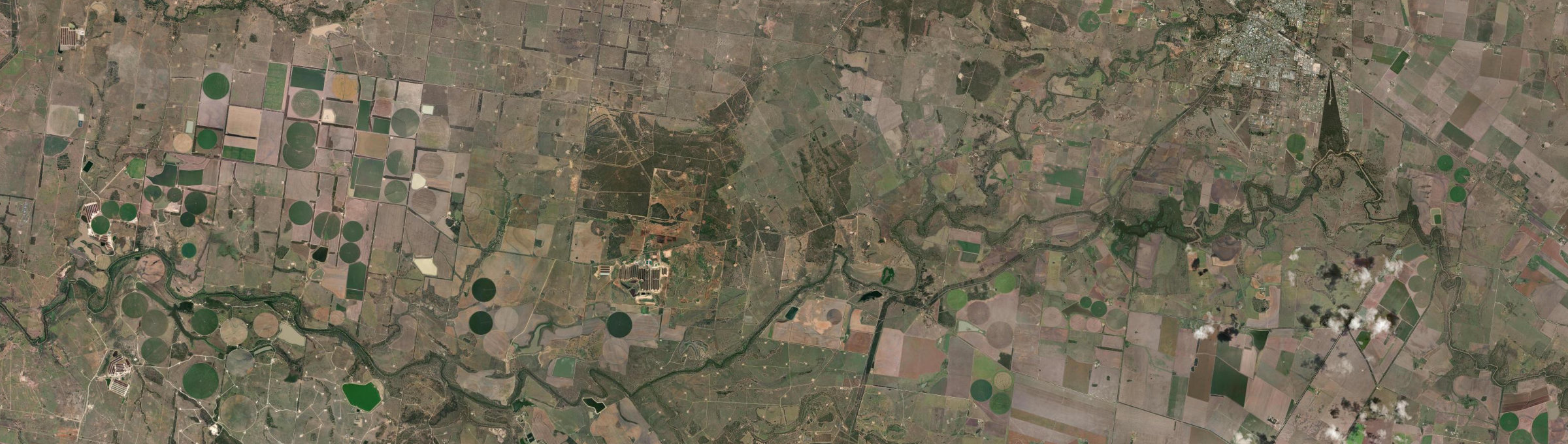 Aerial view of Greenswamp, QLD