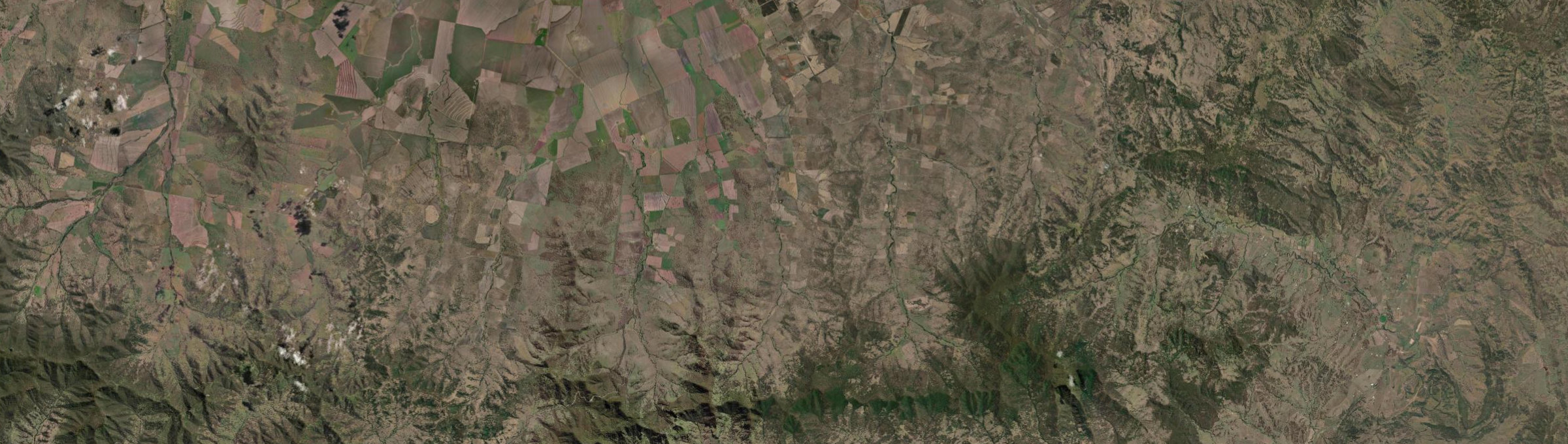 Aerial view of Big Jacks Creek, NSW