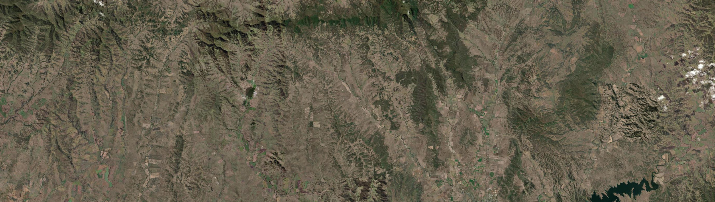 Aerial view of Upper Dartbrook, NSW