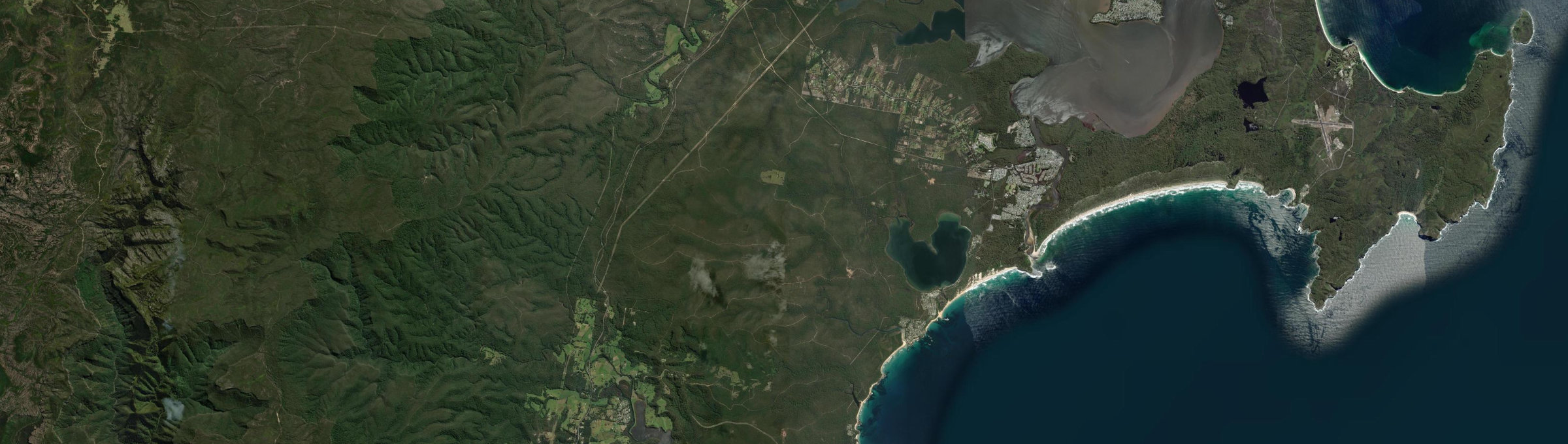Aerial view of Mondayong, NSW
