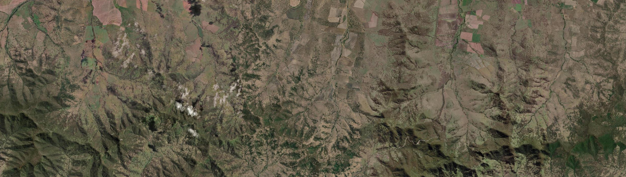 Aerial view of Macdonalds Creek, NSW