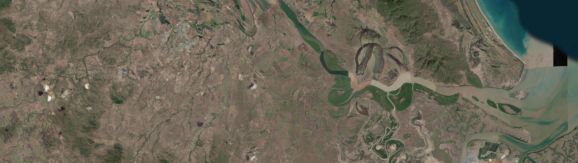 Aerial view of Midgee (Qld), QLD