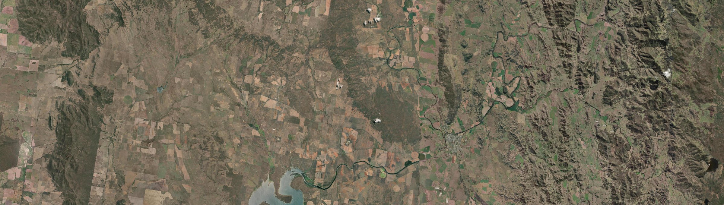 Aerial view of New Mexico, NSW