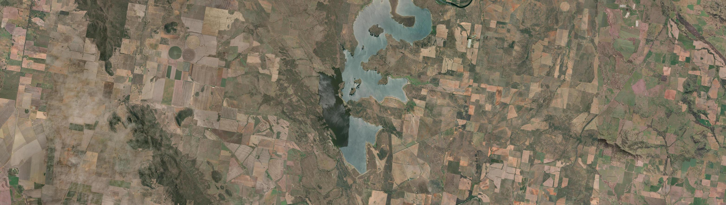 Aerial view of Keepit, NSW