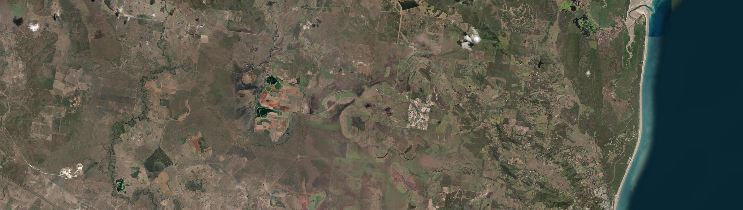 Aerial view of Greenlake, QLD