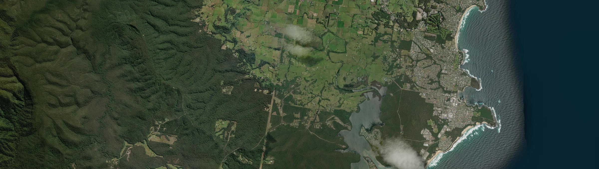 Aerial view of Woodstock (Shoalhaven - NSW), NSW