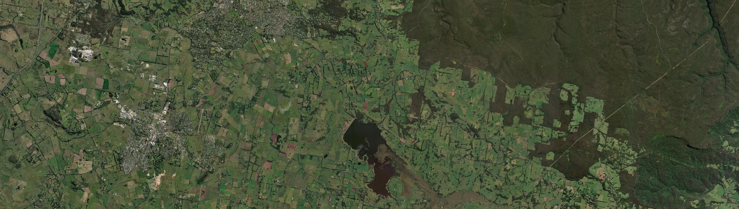 Aerial view of Glenquarry, NSW