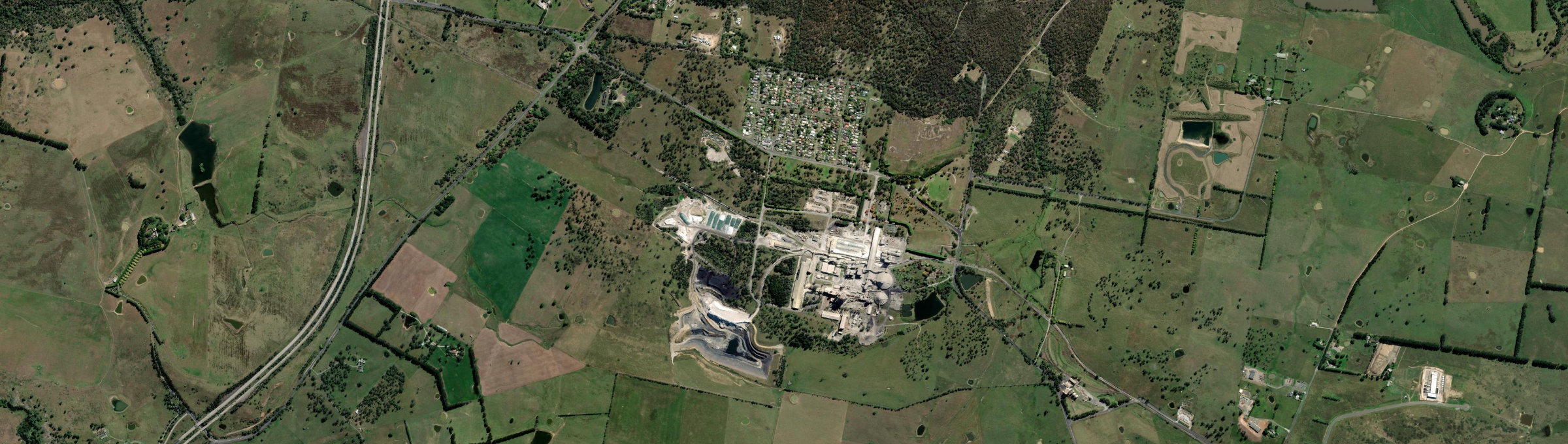 Aerial view of New Berrima, NSW