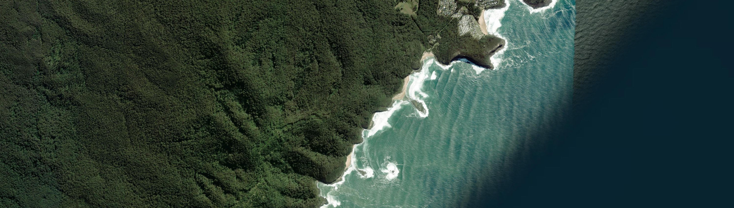 Aerial view of Pretty Beach (Shoalhaven - NSW), NSW