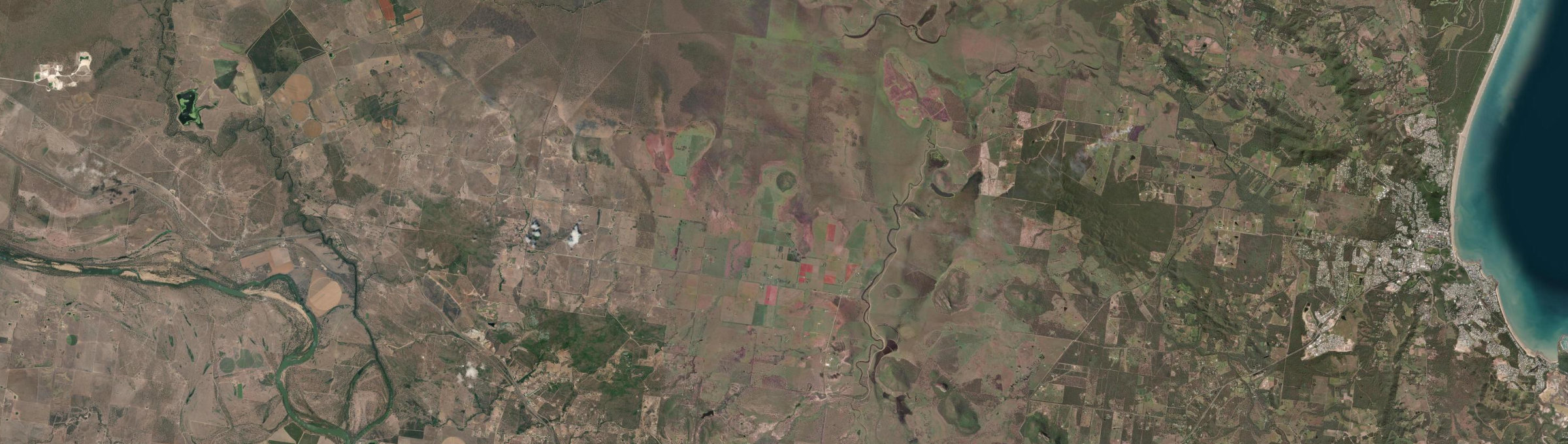Aerial view of Barmoya, QLD