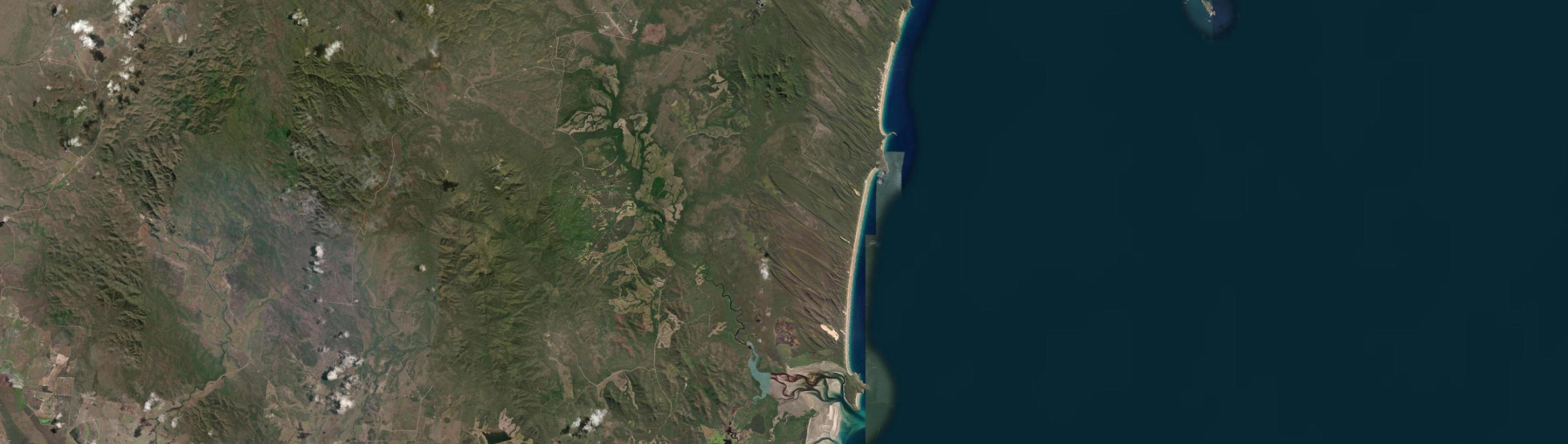 Aerial view of Stockyard (Livingstone - Qld), QLD
