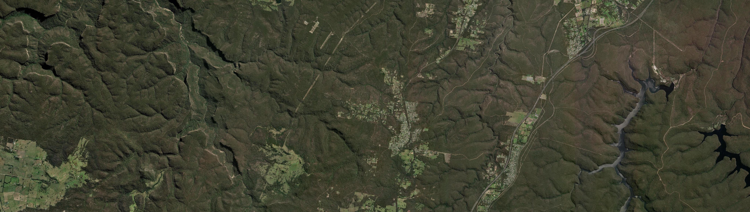 Aerial view of Hill Top (Wingecarribee - NSW), NSW