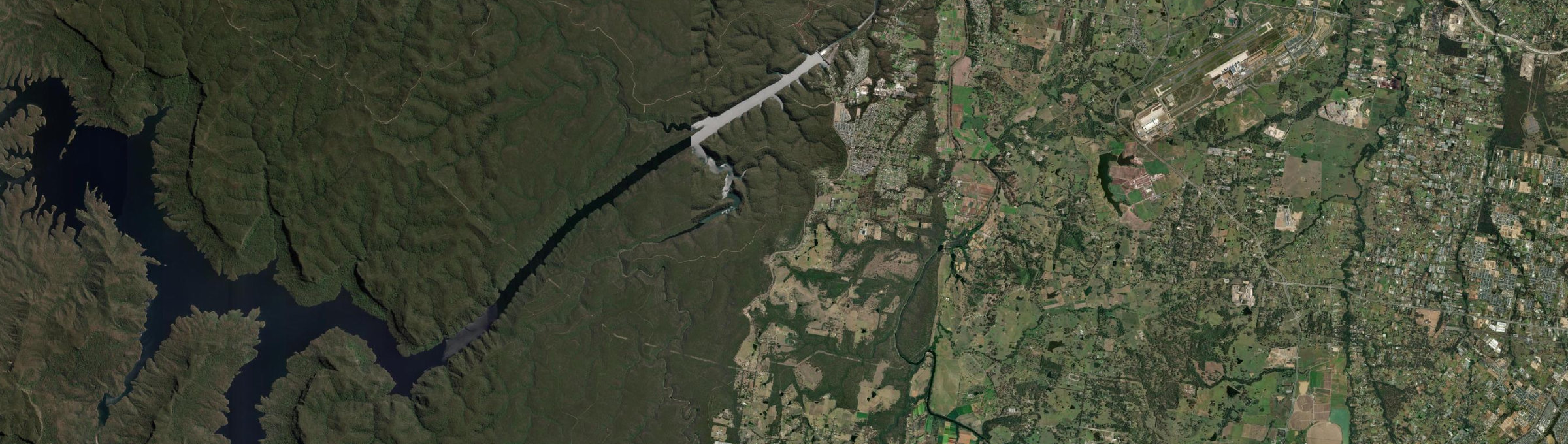 Aerial view of Silverdale (NSW), NSW