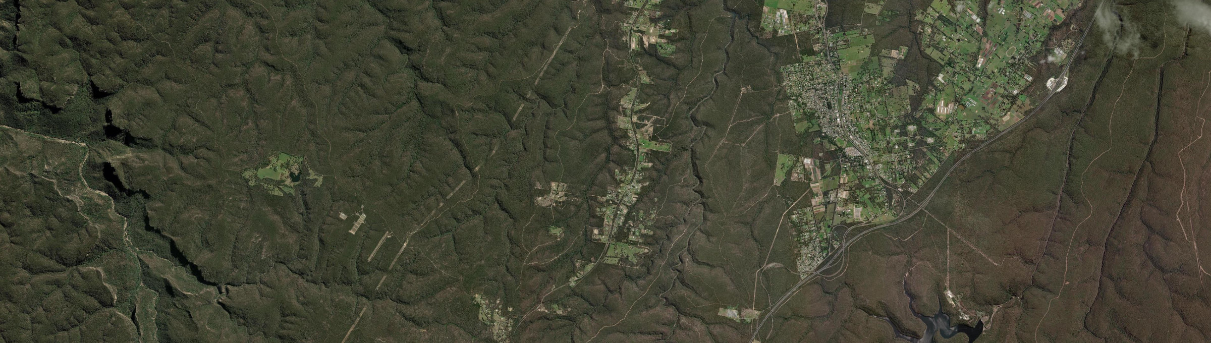 Aerial view of Balmoral (Wingecarribee - NSW), NSW