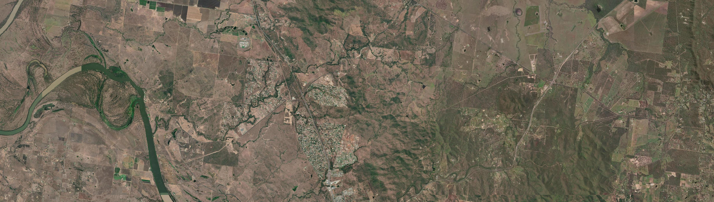 Aerial view of Rockyview, QLD