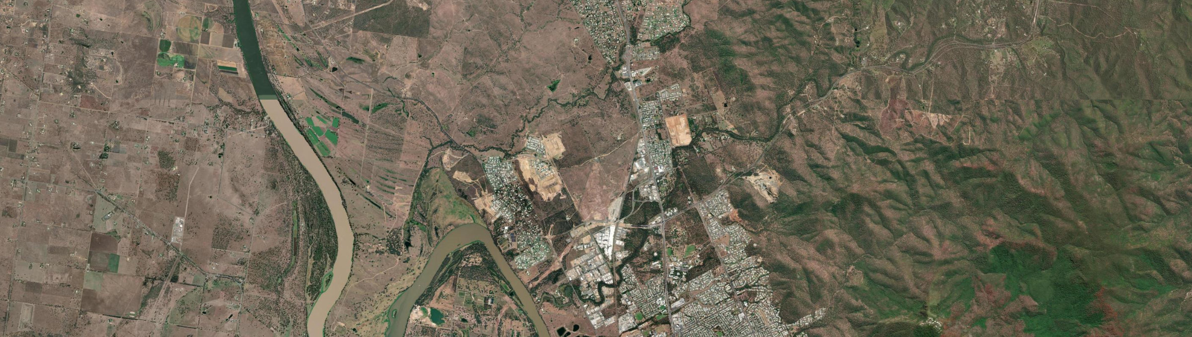 Aerial view of Parkhurst, QLD
